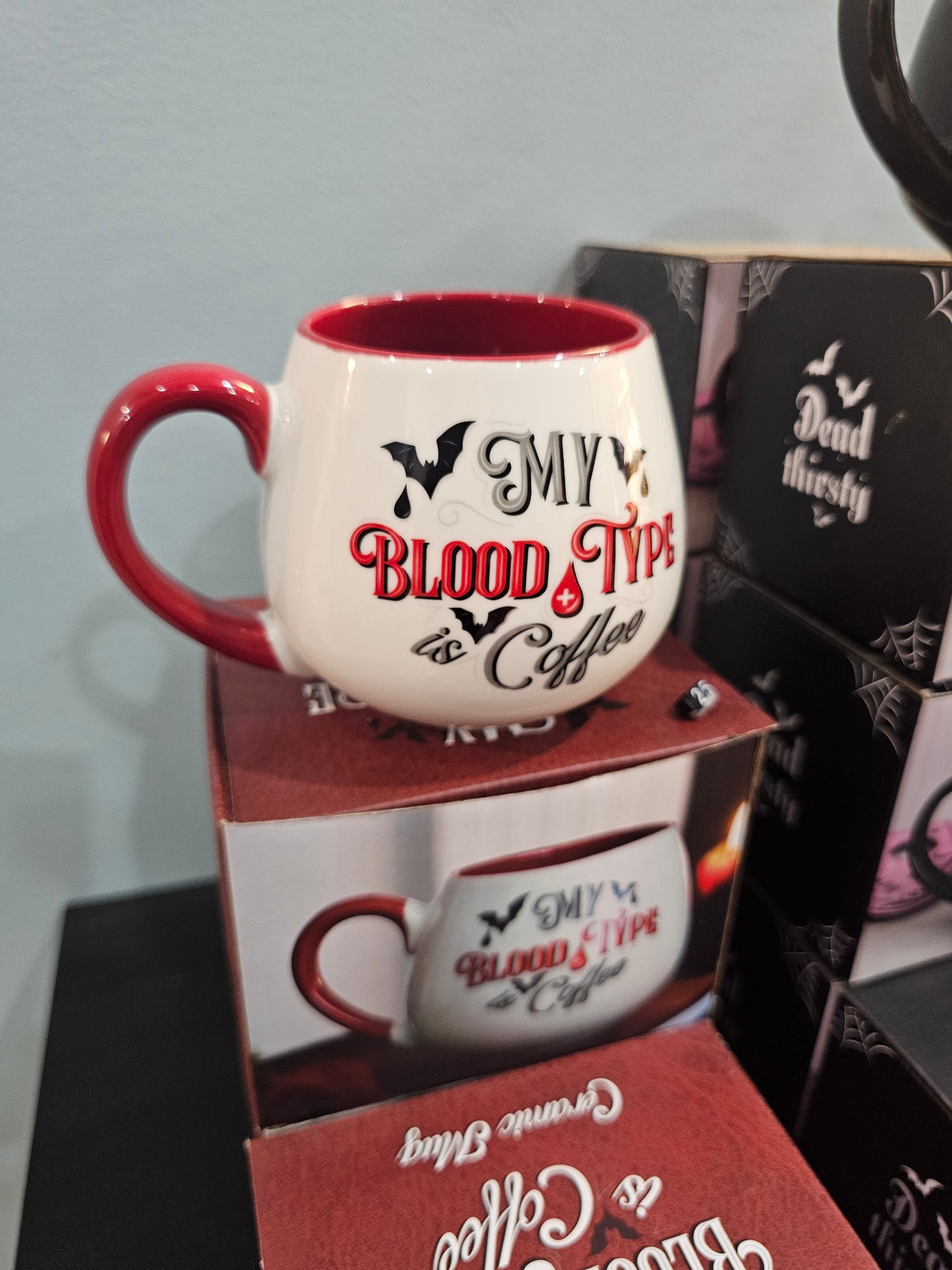 My Blood Type Is Coffee Mug