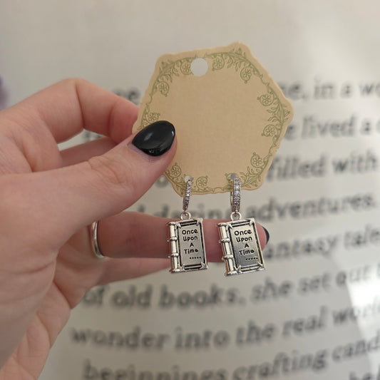 Book Earrings Once Upon A Time
