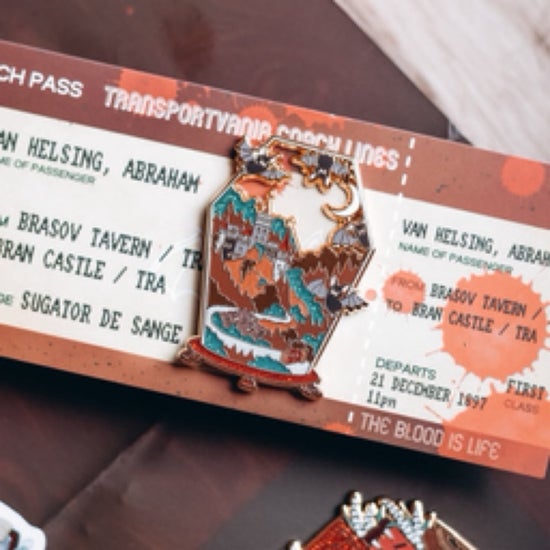 Location Terrarium Pin - Dracula's Castle