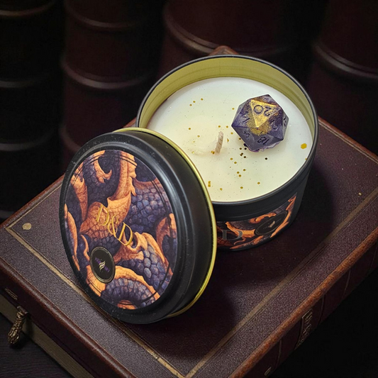 D&D Inspired Tin Candles