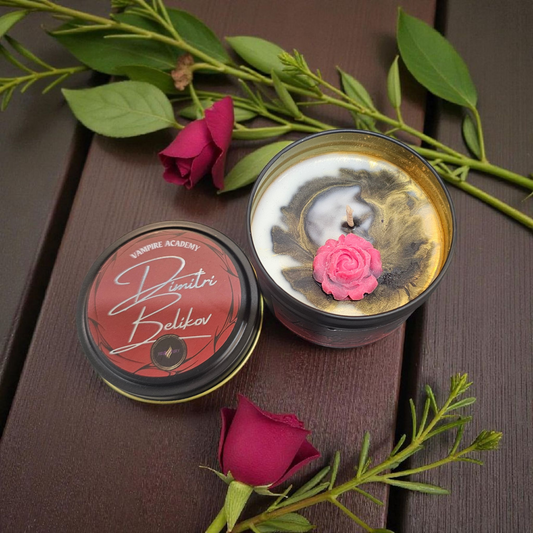 Dimitri Belekov Inspired Tin Candle