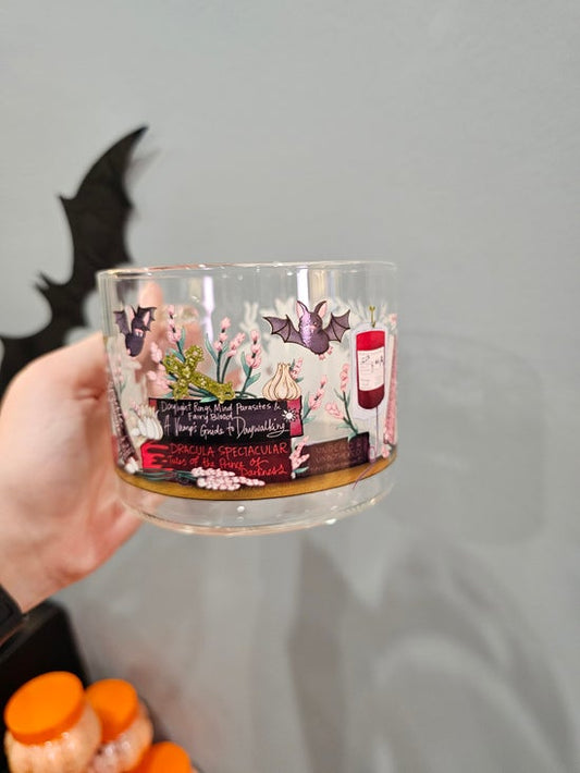 Enamel Library Glass Mug - Vampire