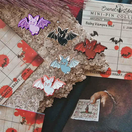 Baby Vampire Bat Mini Pin
