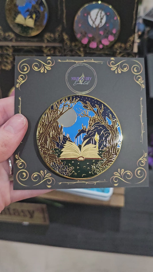 Phone/Kindle Grip Hard Enamel Luxe Book