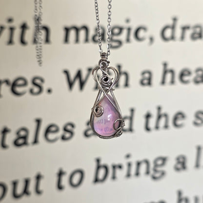 Gemmy Aura Opal Sterling Silver Necklace