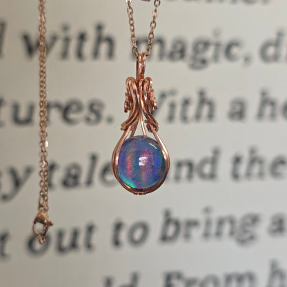 Aura Opal Doublet Copper Necklace
